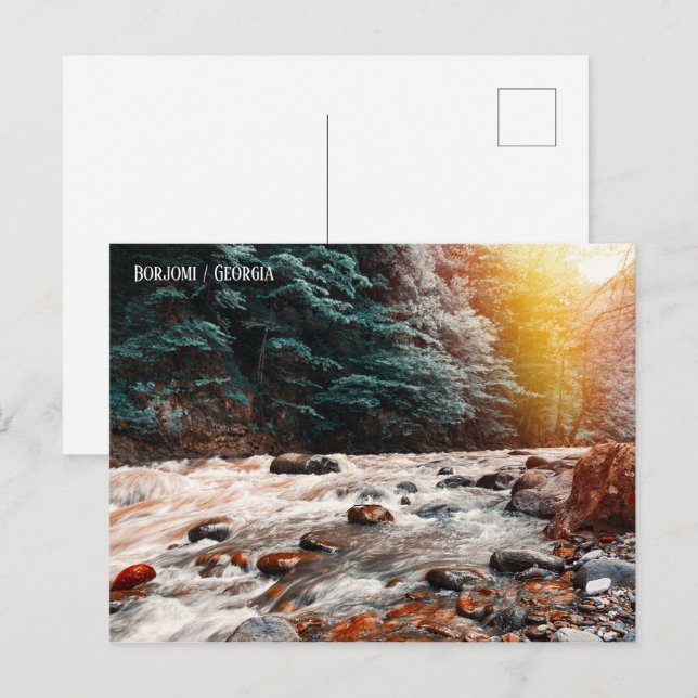 Carte Postale Crique de Borjomi (Devant / Derrière)