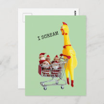 Cris Noël de poulet en caoutchouc