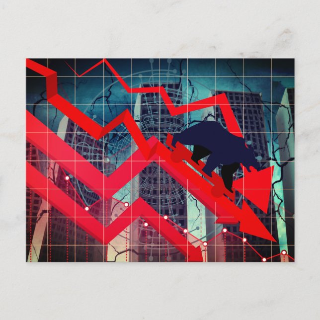 Carte Postale Crise financière (Devant)