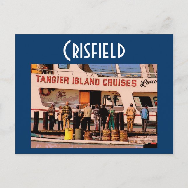 Carte postale Crisfield - Customisée (Devant)