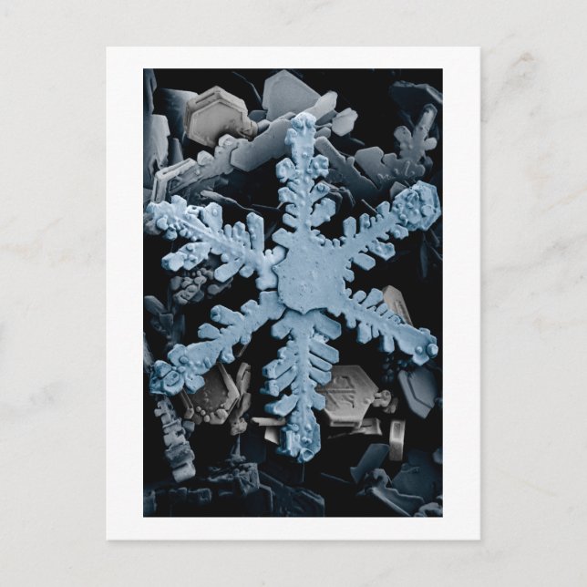 Carte Postale Cristal de neige 2 (Devant)