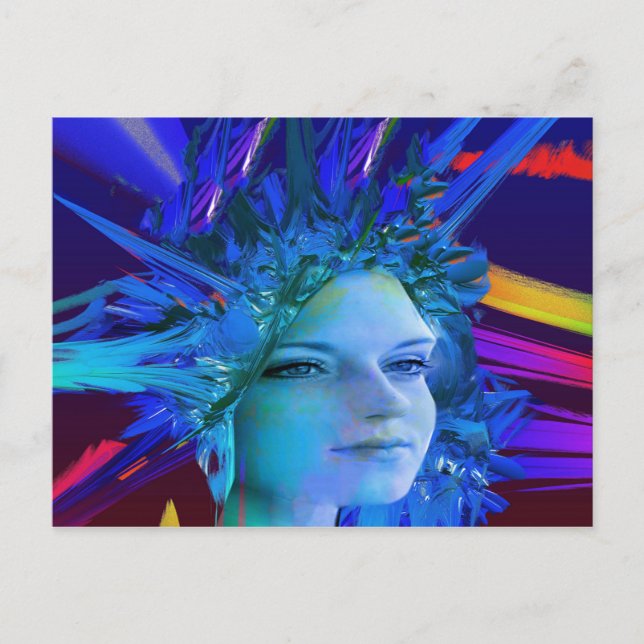 Carte Postale Cristal spatial (Devant)