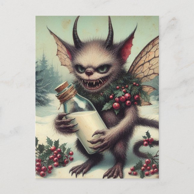 Carte Postale Critère d'Imaginaire sombre de Noël (Devant)