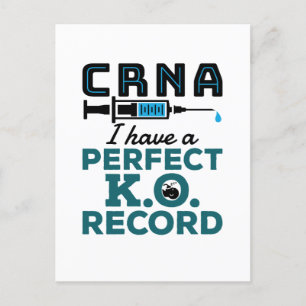 Carte Postale CRNA J'Ai Un Dossier K.O. Parfait