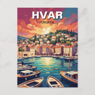 Carte Postale Croatie Hvar