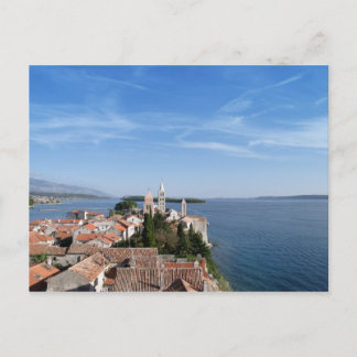 Carte Postale Croatie, île de Rab et ville
