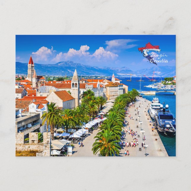 Carte Postale Croatie | Trogir | Mer Adriatique | Été (Devant)