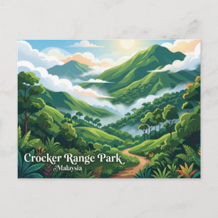 Carte Postale Crocker Range Park Malaisie