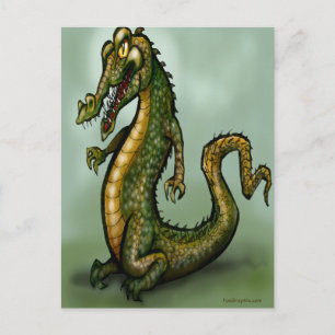 Carte Postale Crocodile