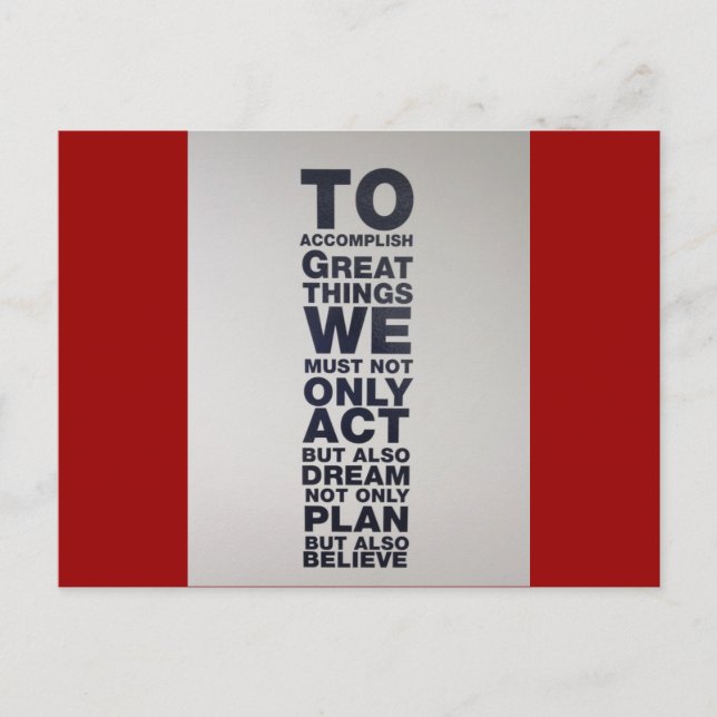 Carte Postale croire (Devant)