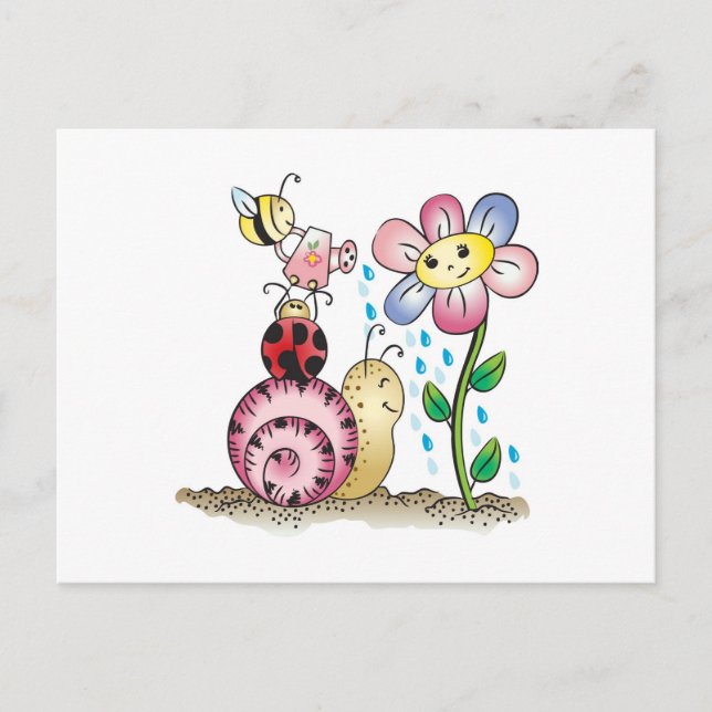 Carte Postale Crois avec moi ! Grandit avec moi ! (Devant)