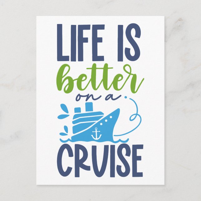 Carte Postale Croisière (Devant)