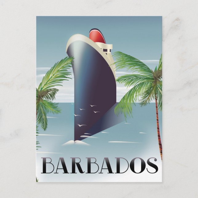 Carte Postale croisière de la Barbade (Devant)