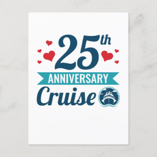 Carte Postale Croisière du 25e anniversaire
