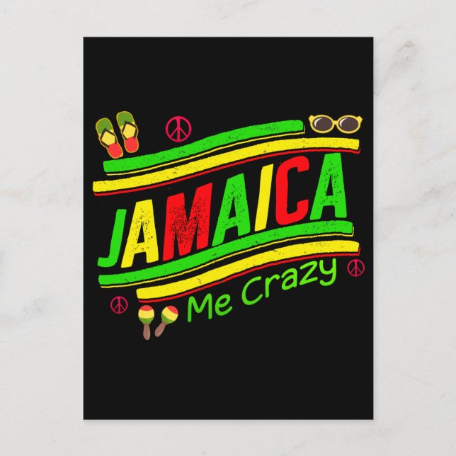 Carte Postale Croisière folle en Jamaïque, groupe de rencontre  (Devant)