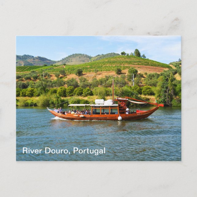 Carte Postale Croisière sur le fleuve Douro, Portugal (Devant)