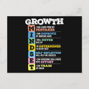 Carte Postale Croissance Esprit Classe Motivation Cerveau Entrep