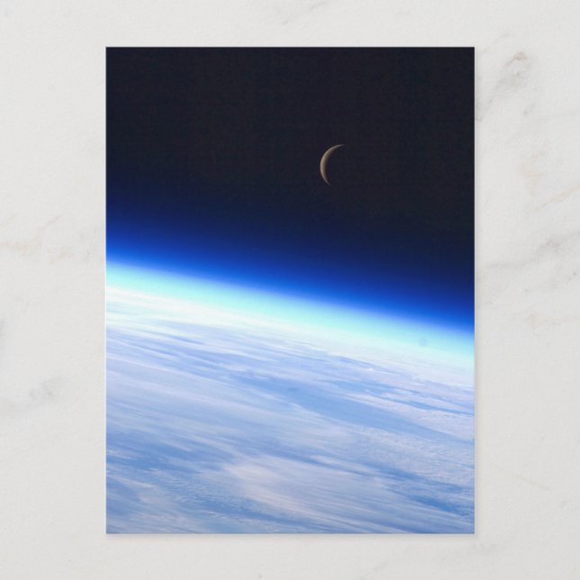 Carte Postale Croissant Lune De L'Orbite (Devant)