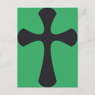 Carte Postale Croix bleue chrétienne