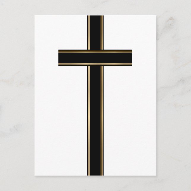 Carte Postale Croix chrétienne (Devant)