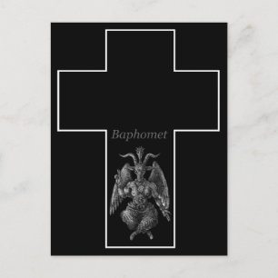 Carte Postale Croix de Baphomet