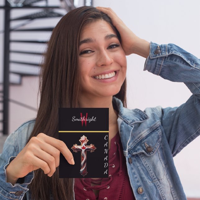 Carte Postale Croix de Crimson : Un symbole de l'espérance et de (Créateur téléchargé)