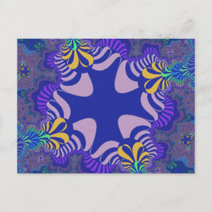 Carte Postale Croix de lavande et de violet