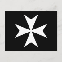 Croix de Malte blanche