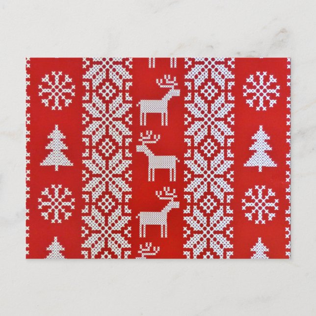 Carte Postale Croix de Noël (Devant)