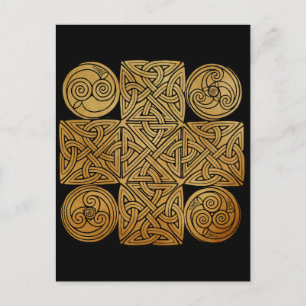 Carte Postale Croix de nouage celtique