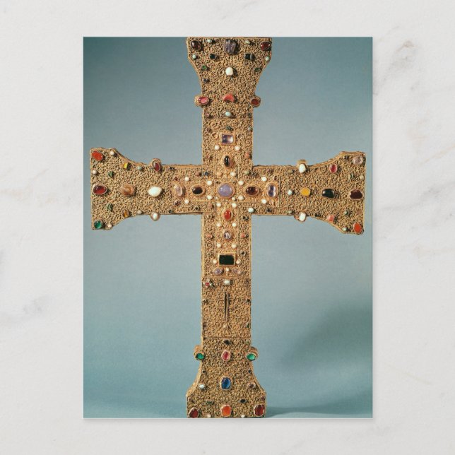 Carte Postale Croix de reliquaire de l'abbaye de Valesse (Devant)