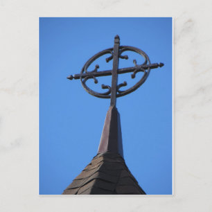 Carte Postale Croix du Steeple métallique