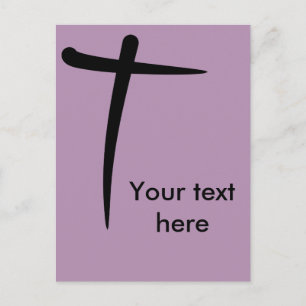 Carte Postale Croix peinte