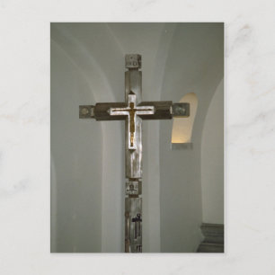 Carte Postale Croix processionnelle dans les catacombes