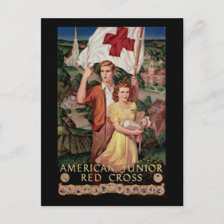 Carte Postale Croix-Rouge junior américaine