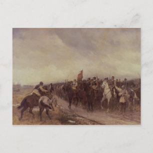 Carte Postale Cromwell à Dunbar, 1650