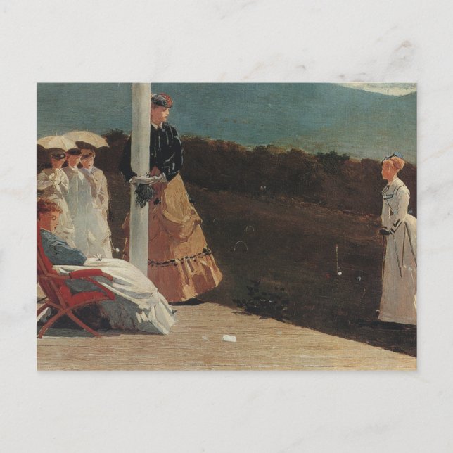 Carte Postale Croquet (Devant)