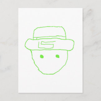 Carte Postale Croquis d'amateur Leprechaun