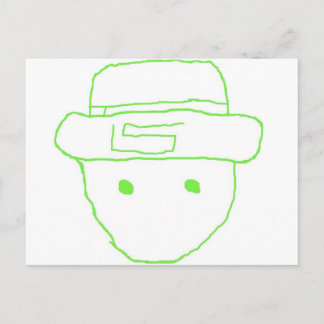 Carte Postale Croquis d'amateur Leprechaun
