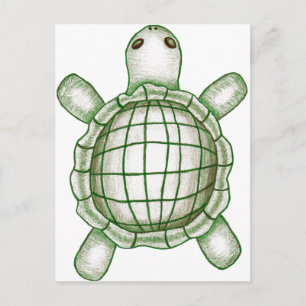 Carte Postale Croquis de tortue