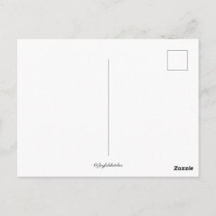 Carte Postale croquis noir et blanc de montagnes