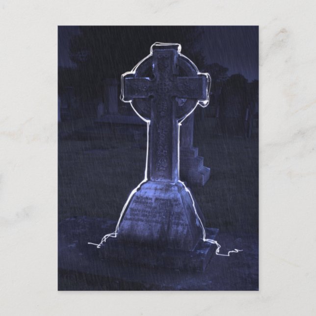 Carte postale Cross Gravestone (Devant)