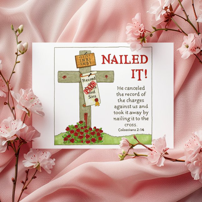 Carte postale Cross Inspiration Nail It (Créateur téléchargé)