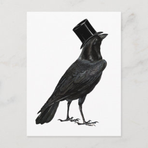 Carte postale Crotte avec chapeau supérieur
