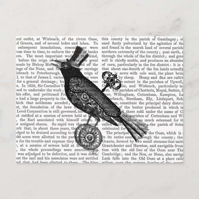 Carte Postale Crow à vapeur 2 (Devant)