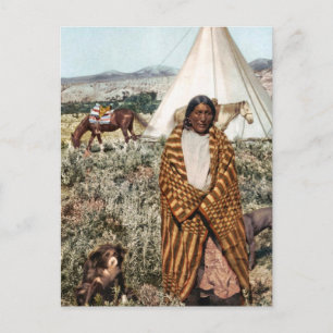 Carte Postale Crow Indian 1902