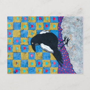 Carte Postale Crow Love