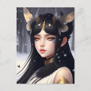 Carte Postale Crow Princess, poste