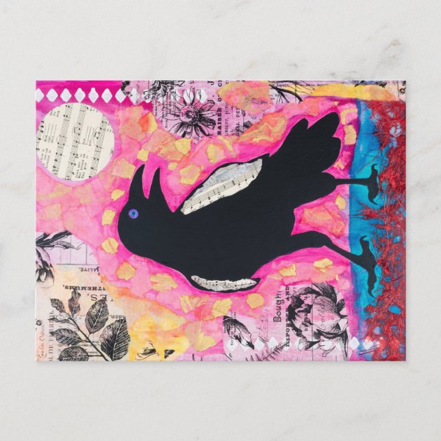Carte Postale Crow Tunes (Devant)