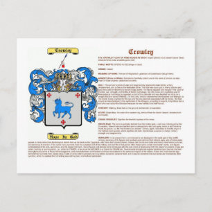 Carte Postale Crowley (signifiant)